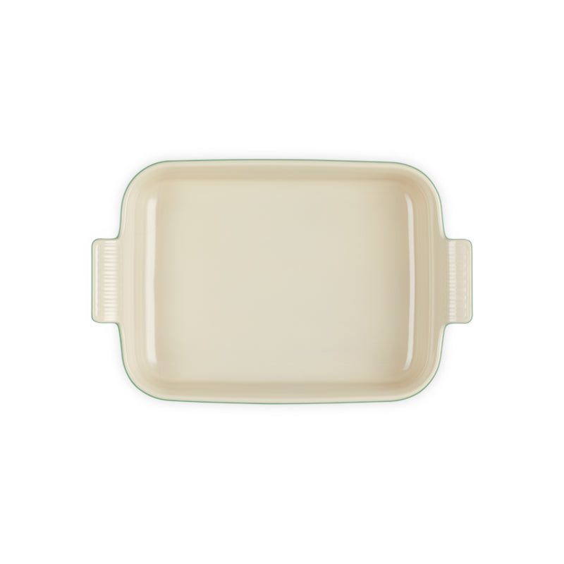 Le Creuset Heritage Rectangular Dish Bamboo Green 32cm | Minimax
