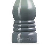 Le Creuset pepper mill 21cm in Sea Salt green, glossy finish.
