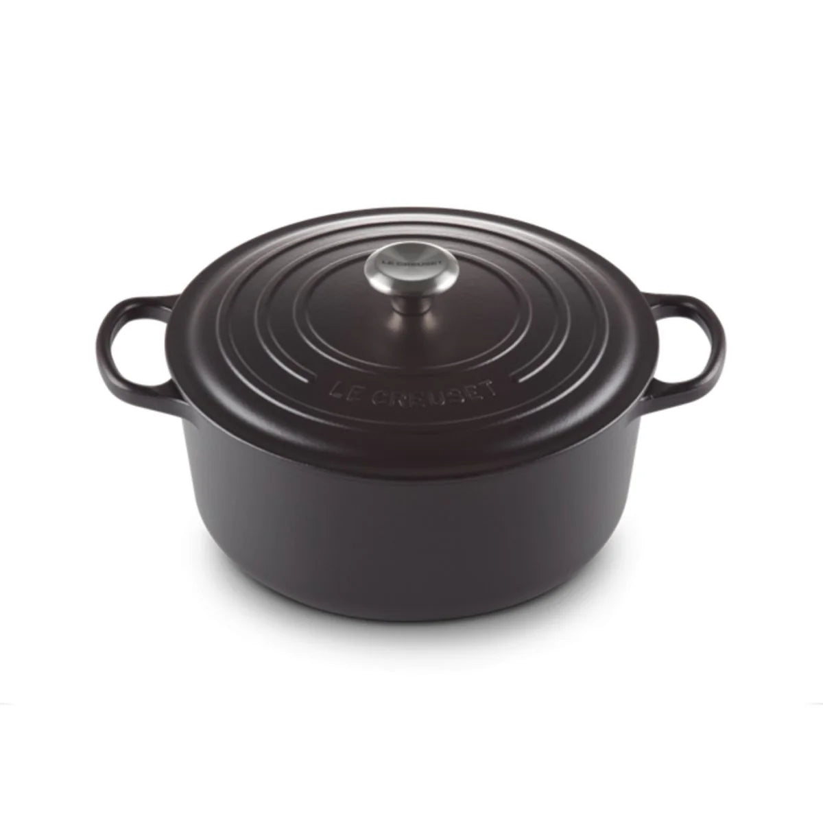 Le Creuset Signature Round French Oven Satin Black 28cm (6.7L) | Minimax