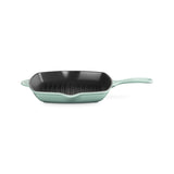 Le Creuset Signature Cast Iron Square Grillit 26cm Sage square grill pan cast iron ridged surface premium cookware