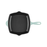 Le Creuset Signature Cast Iron Square Grillit 26cm Sage square grill pan cast iron ridged surface premium cookware