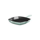 Le Creuset Signature Cast Iron Square Grillit 26cm Sage square grill pan cast iron ridged surface premium cookware