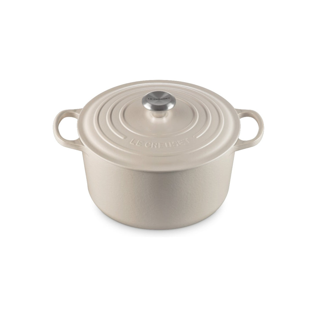 Le Creuset Signature Deep Round Casserole Brioche 26cm