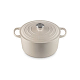 Le Creuset Signature Deep Round Casserole Brioche 26cm