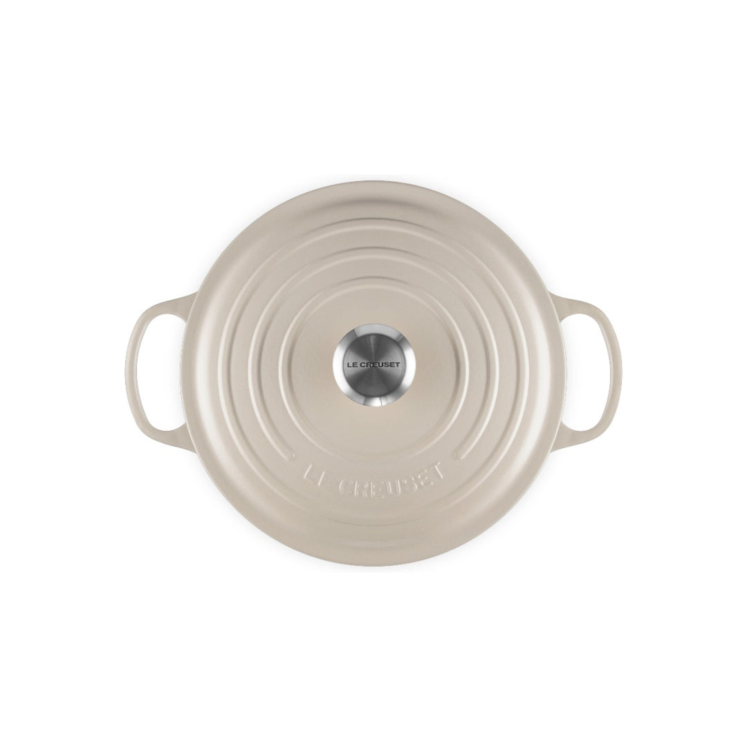 Le Creuset Signature Deep Round Casserole Brioche 26cm