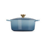 Le Creuset Signature Round Casserole Chambray 26cm | Minimax