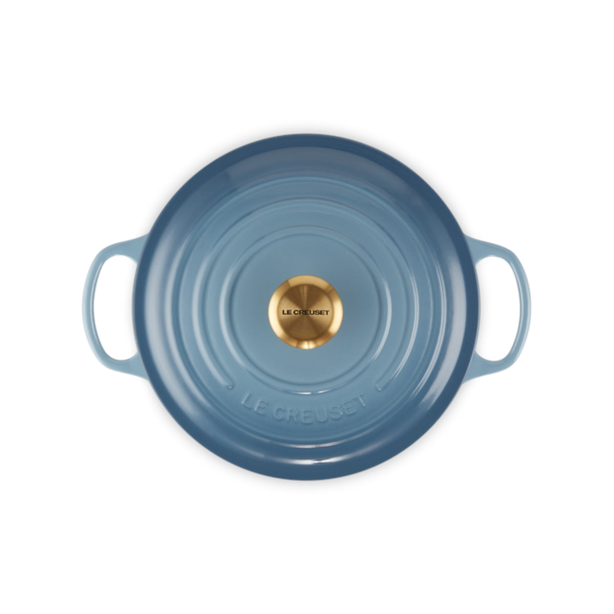 Le Creuset Signature Round Casserole Chambray 26cm | Minimax