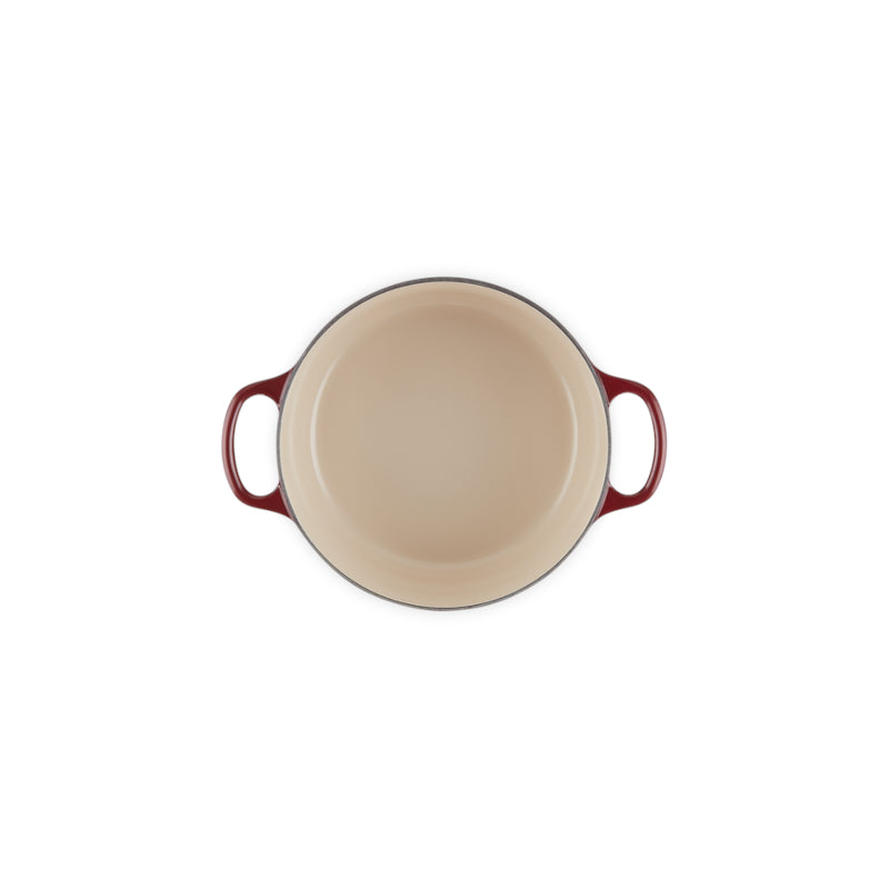Le Creuset Signature Round Casserole Garnet 22cm (3.3L) | Minimax