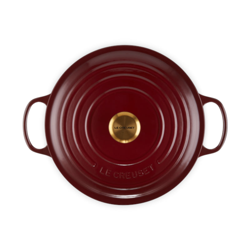 Le Creuset Signature Round Casserole Garnet 28cm (6.7L) | Minimax