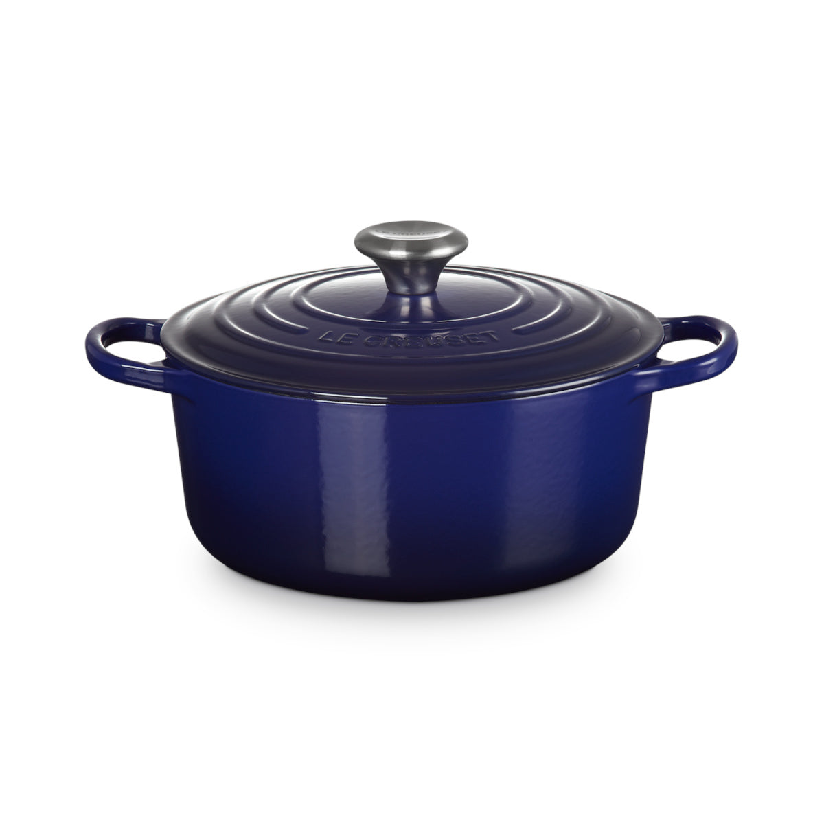 Le Creuset Signature Round Casserole Indigo 24cm | Minimax