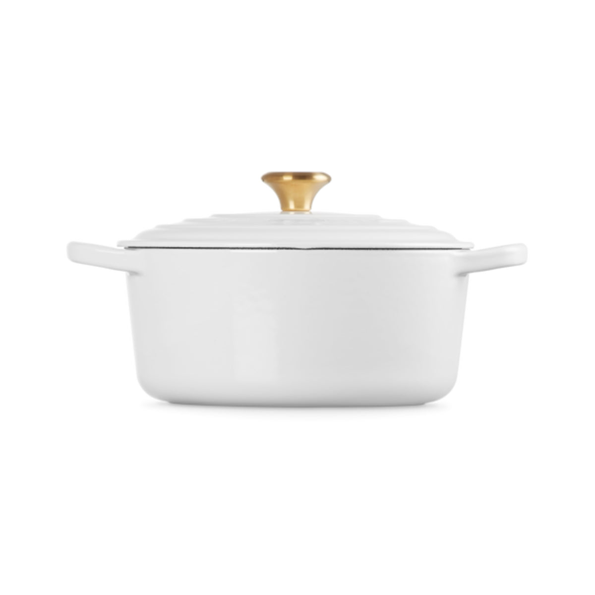 Le Creuset Signature Round Casserole White 26cm | Minimax