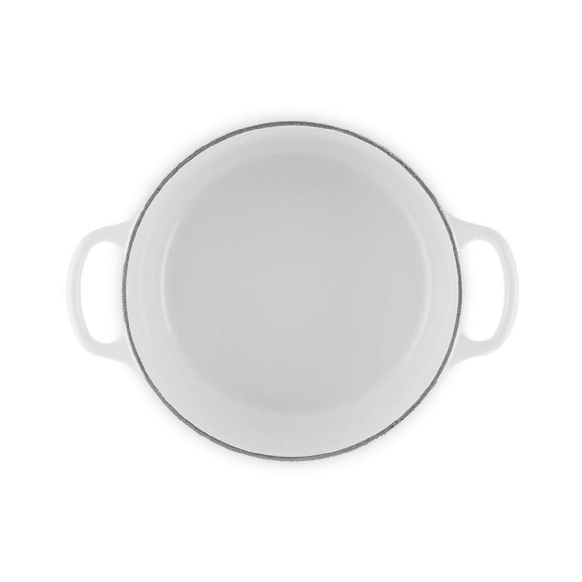 Le Creuset Signature Round Casserole White 26cm | Minimax
