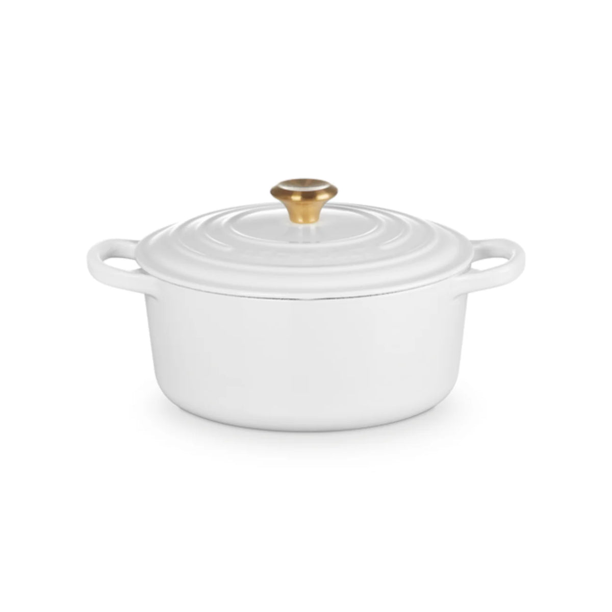 Le Creuset Signature Round Casserole White 26cm | Minimax