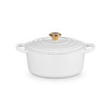 Le Creuset Signature Round Casserole White 26cm | Minimax