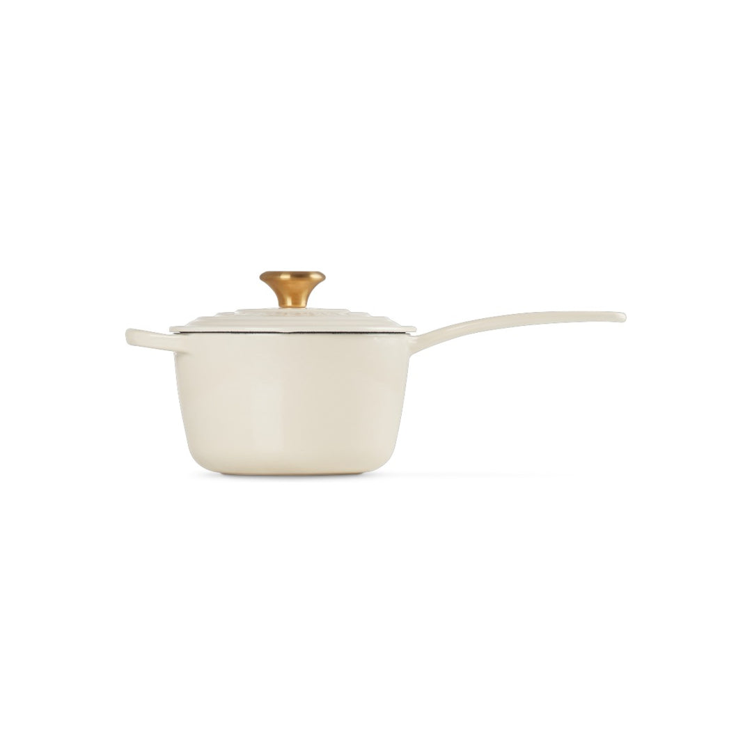 Le Creuset Signature Saucepan Creme 16cm