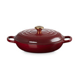 Le Creuset Signature Shallow Casserole Garnet 30cm (3.5L) | Minimax