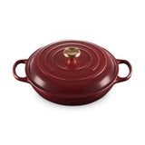 Le Creuset Signature Shallow Casserole Garnet 30cm (3.5L) | Minimax