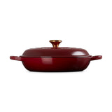 Le Creuset Signature Shallow Casserole Garnet 30cm (3.5L) | Minimax