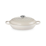 Le Creuset Signature Shallow Casserole Meringue 30cm (3.5L) | Minimax