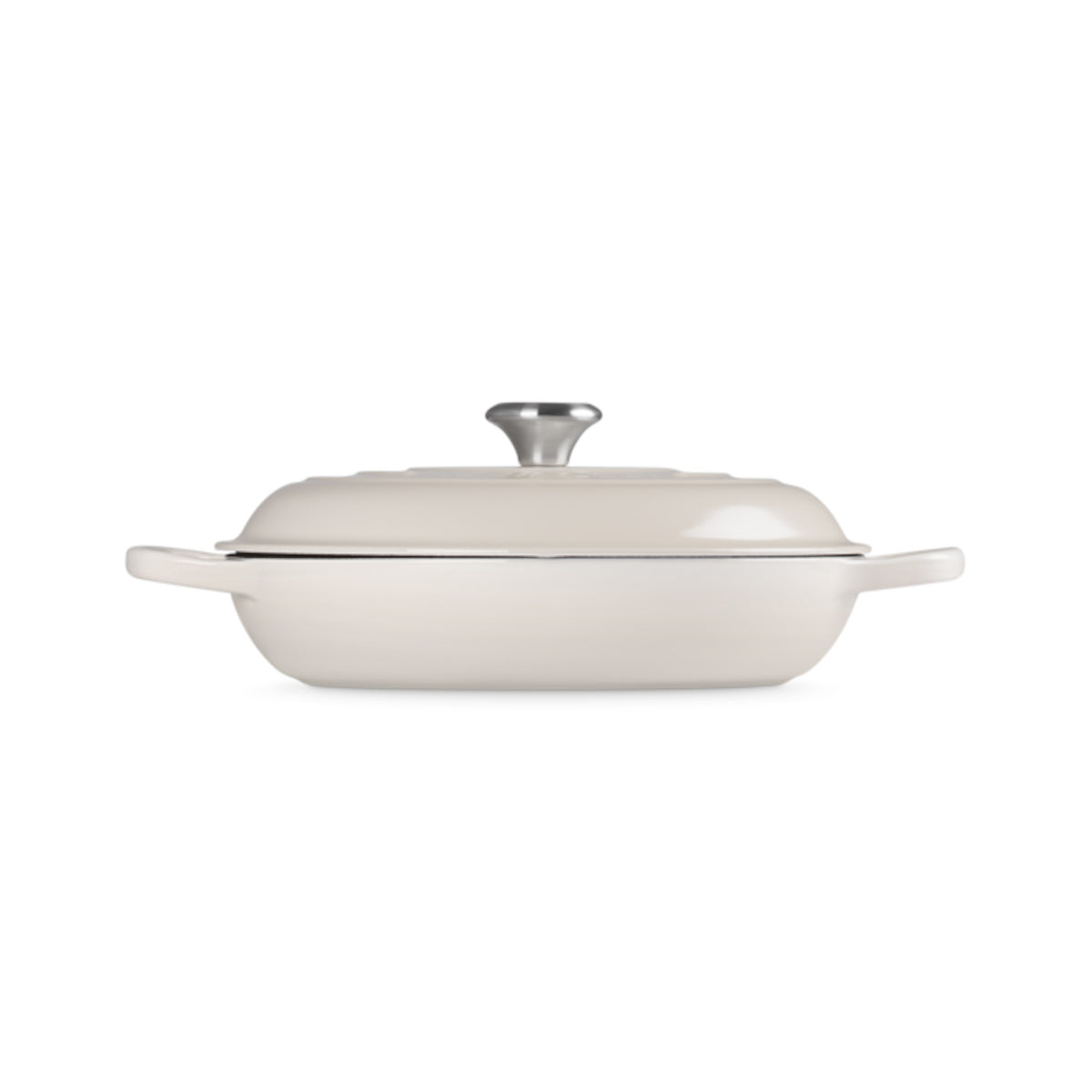 Le Creuset Signature Shallow Casserole Meringue 30cm (3.5L) | Minimax