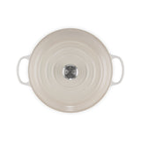 Le Creuset Signature Shallow Casserole Meringue 30cm (3.5L) | Minimax
