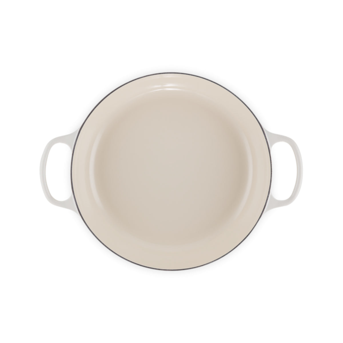 Le Creuset Signature Shallow Casserole Meringue 30cm (3.5L) | Minimax