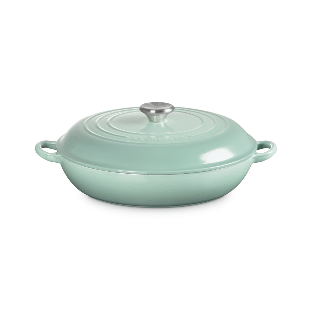 Le Creuset Signature Shallow Casserole Sage 30cm (3.5L)