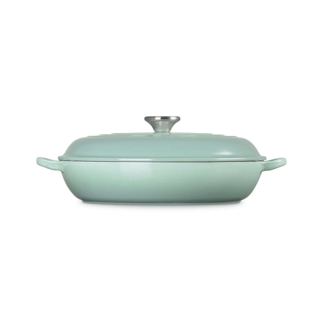 Le Creuset Signature Shallow Casserole Sage 30cm (3.5L)