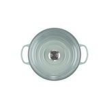 Le Creuset Signature shallow cast iron casserole 26cm 2.2L in Sea Salt