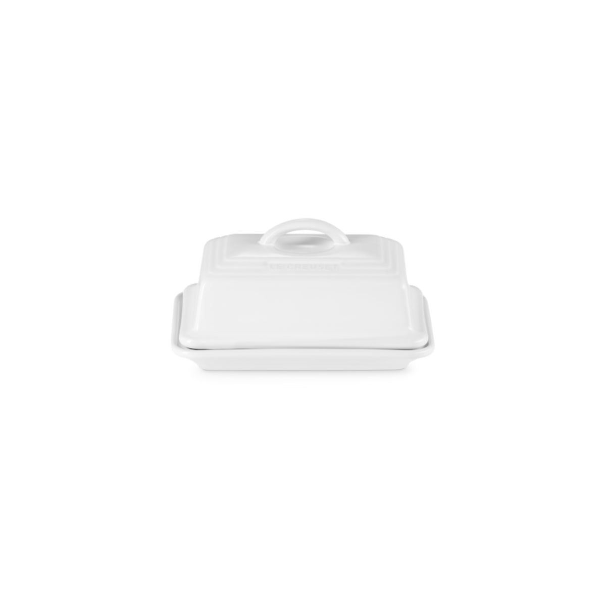 Le Creuset Stoneware Butter Dish White 17cm | Minimax