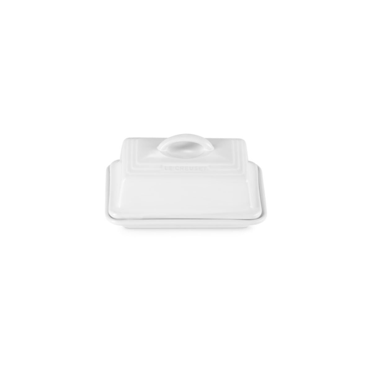 Le Creuset Stoneware Butter Dish White 17cm | Minimax
