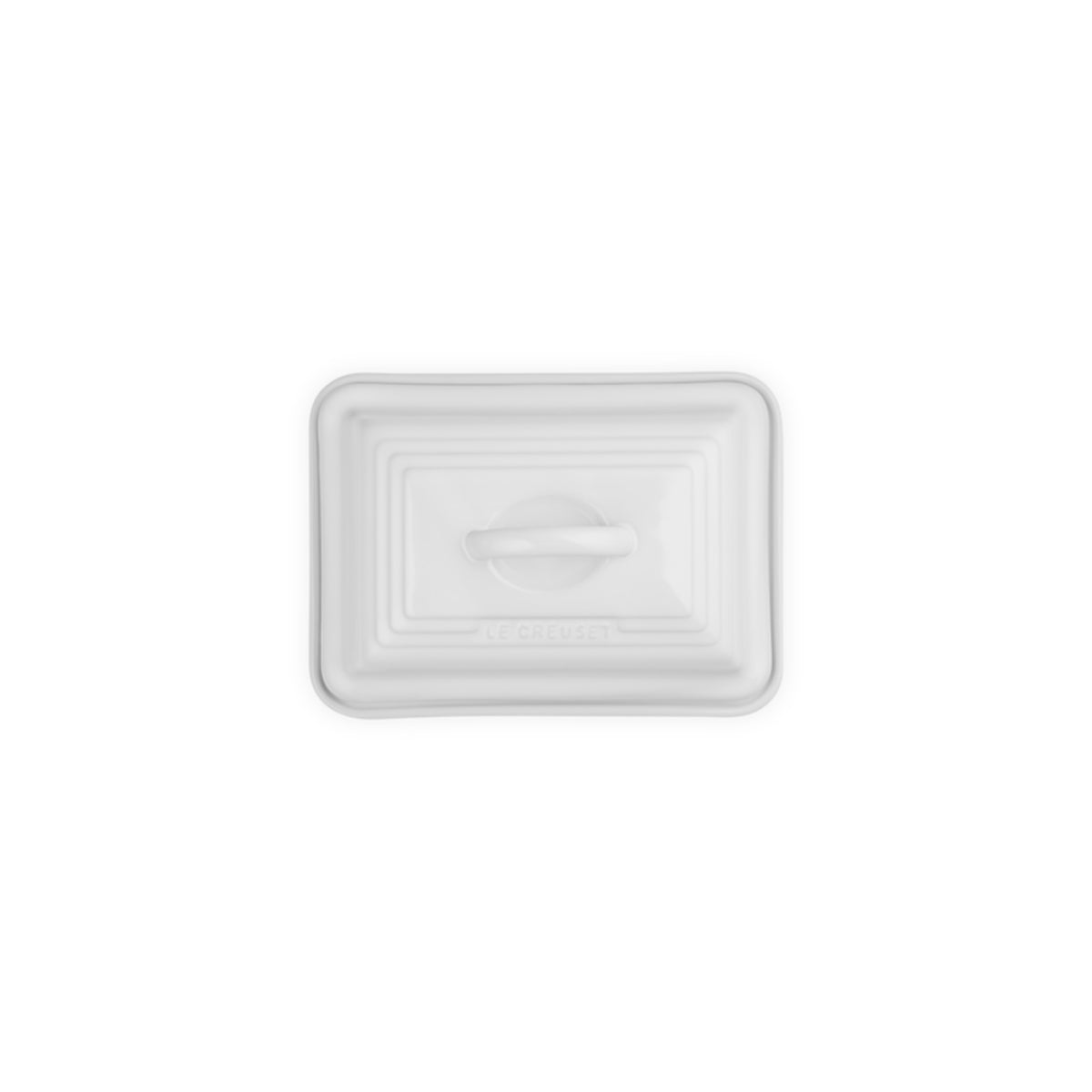 Le Creuset Stoneware Butter Dish White 17cm | Minimax