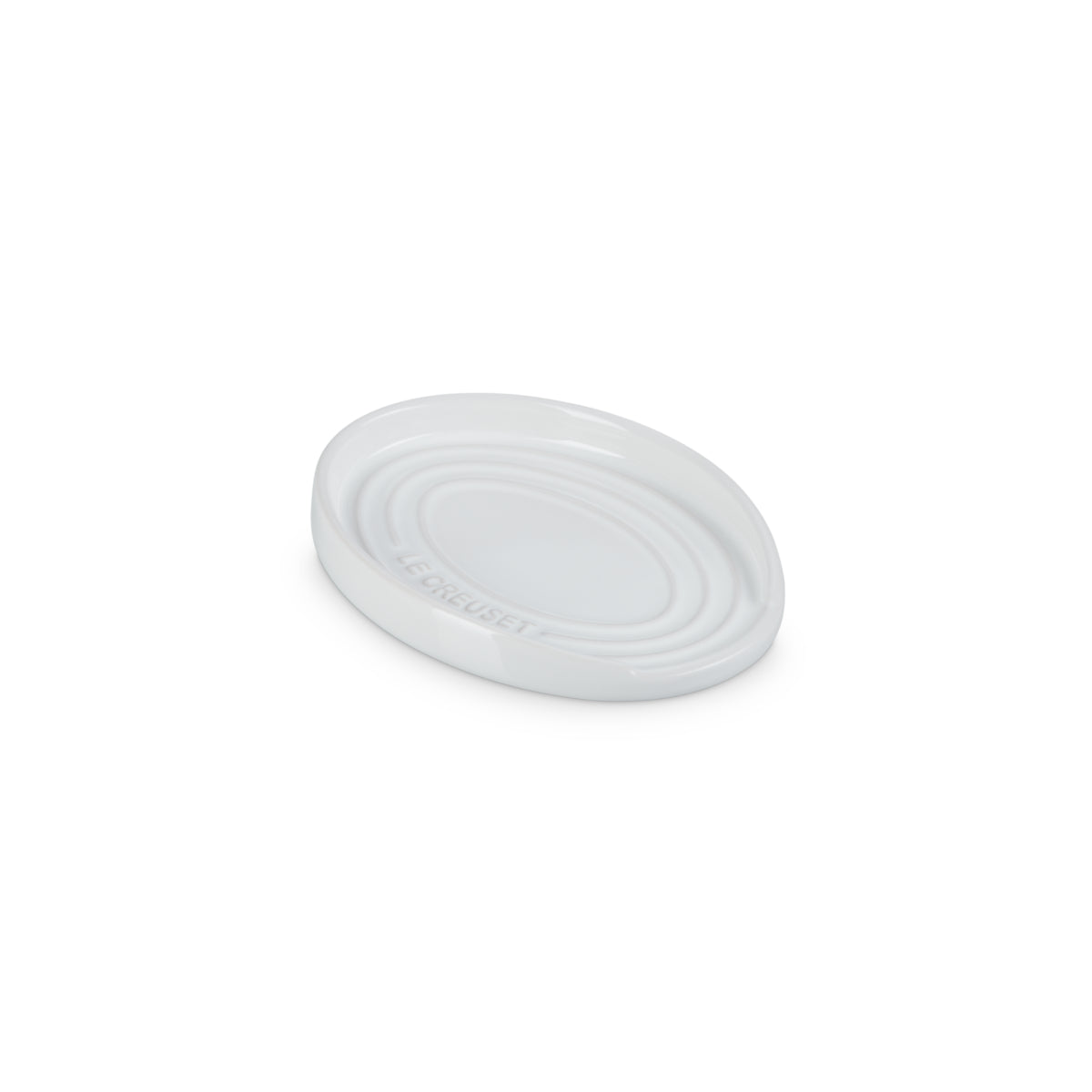 Le Creuset Stoneware Oval Spoon Rest White | Minimax