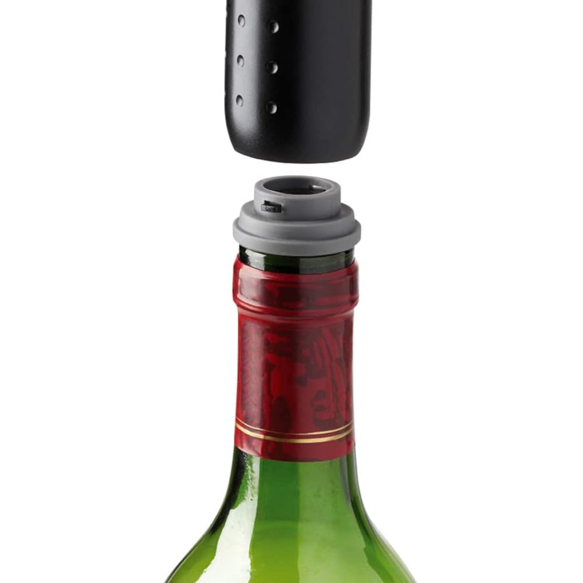 Le Creuset Wine Pump with Stoppers Black | Minimax