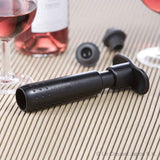 Le Creuset Wine Pump with Stoppers Black | Minimax