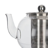 Leaf & Bean Glass Teapot with Infuser 1L | Minimax