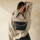 ELMS and KING Leyton Chain Crossbody Black Pebble | Minimax