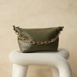 ELMS and KING Leyton Chain Crossbody Khaki | Minimax