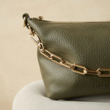 ELMS and KING Leyton Chain Crossbody Khaki | Minimax