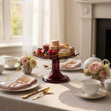 Ecology Ruffle Cake Stand  Elderberry 33cm