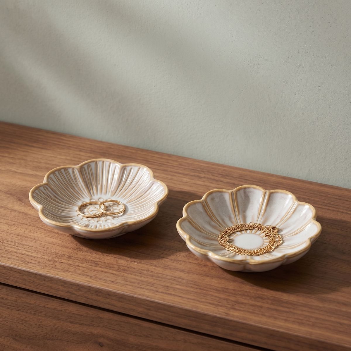 Coast To Coast Home Indira Trinket Bowl Natural 9 x 3.5cm Assorted (price per item)