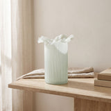 Coast To Coast Home Xanthe Glass Vase Mint 17 x 23cm