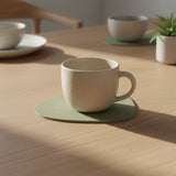 Lind DNA Curve Coaster Olive Green 11 × 13cm