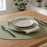 Lind DNA Curve Placemat Olive Green Large