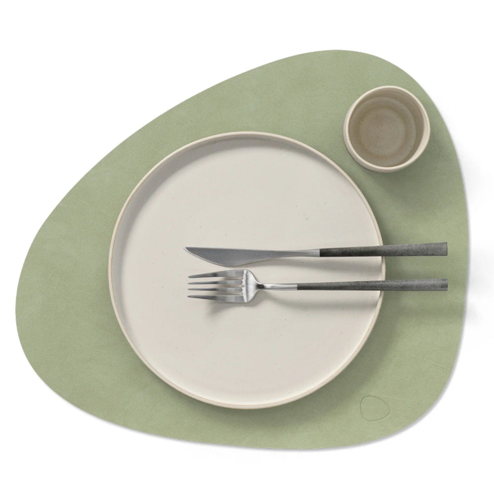 Lind DNA Curve Placemat Olive Green Large