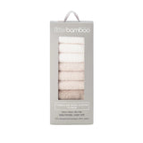 Little Bamboo Baby Towelling Washers Iced Coffee Set of 10 | Minimax