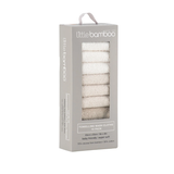 Little Bamboo Baby Towelling Washers Iced Coffee Pack of 10 | Minimax