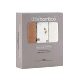 Little Bamboo Muslin Wraps Iced Coffee Set of 3 | Minimax