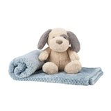 Little Linen Barklife Patch Soft Plush Toy & Blanket | Minimax