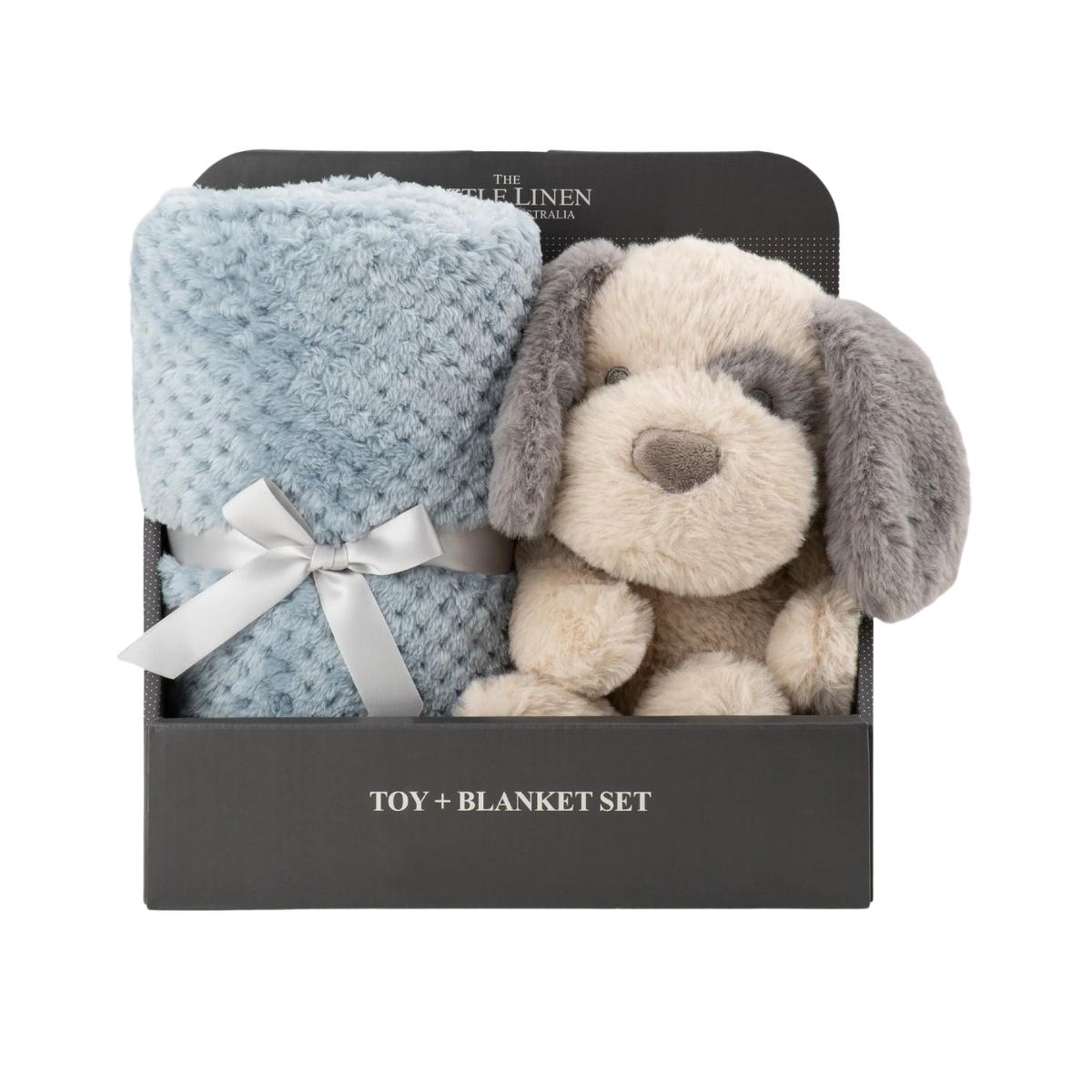 Little Linen Barklife Patch Soft Plush Toy & Blanket | Minimax